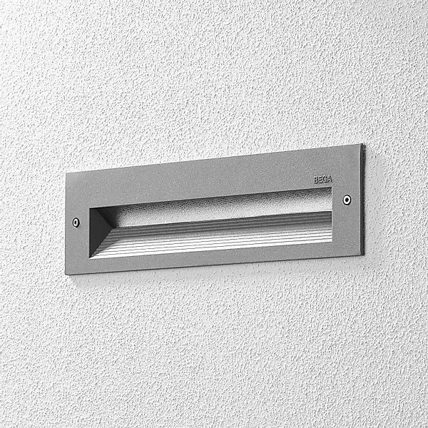 BEGA LED-Wandeinbaulampe 33054, silberfarben, 26 cm IP65 CCT günstig online kaufen