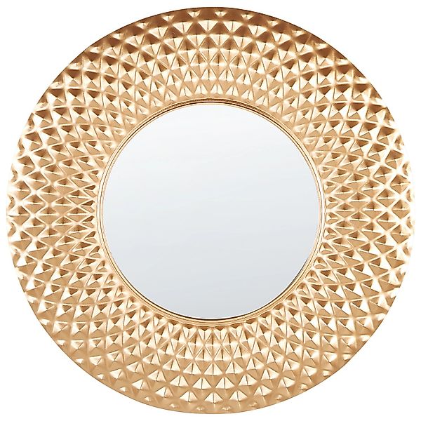 Beliani Wandspiegel COMBE Gold 1x60x60 günstig online kaufen