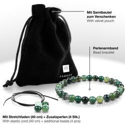 FABACH Perlenarmband 6mm Edelstein-Perlen & Sterling günstig online kaufen