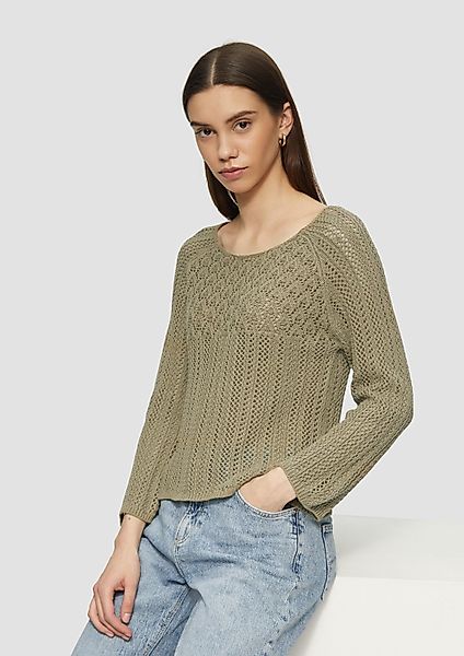 QS 3/4 Arm-Pullover Strickpullover Pullover in günstig online kaufen