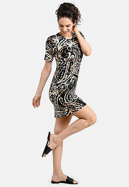 BICALLA T-Shirt ShirtDress Paisley - 20/black-sand (1-tlg) günstig online kaufen