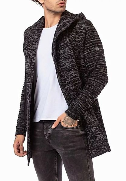 RedBridge Cardigan asymetrisch mit Kapuze und Reißverschluss Wärmend günstig online kaufen