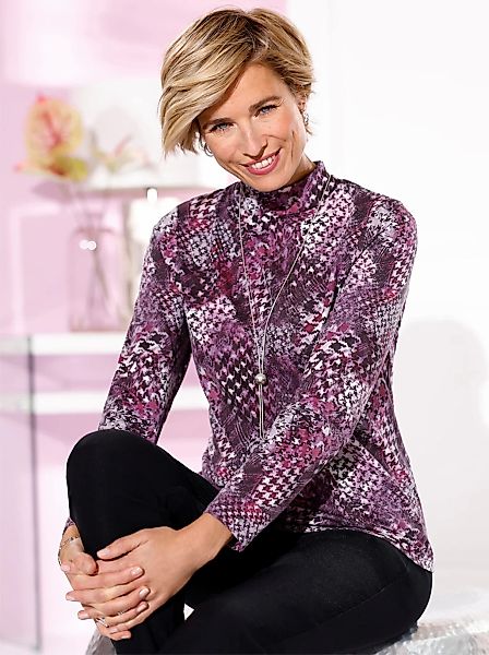 Classic Basics Stehkragenshirt "Stehkragen-Shirt" 1 Stk. tlg. günstig online kaufen