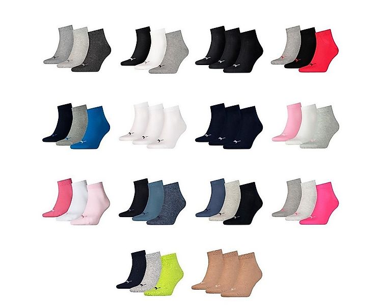 PUMA Kurzsocken PUMA UNISEX QUARTER PLAIN 3P günstig online kaufen