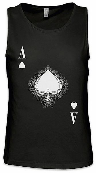 Urban Backwoods Tanktop Ace Of Spades IV Ärmelloses T-Shirt Spade Ace Poker günstig online kaufen