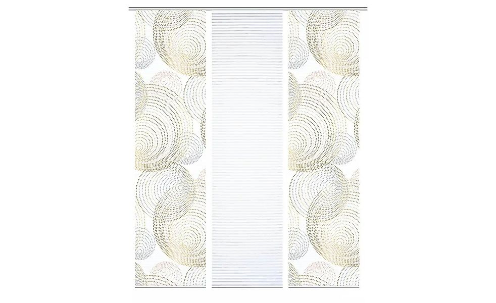 HOME in green Schiebegardine "SPIRO" Paneelwagen 3 Stk. tlg. SET DIGITALDRU günstig online kaufen