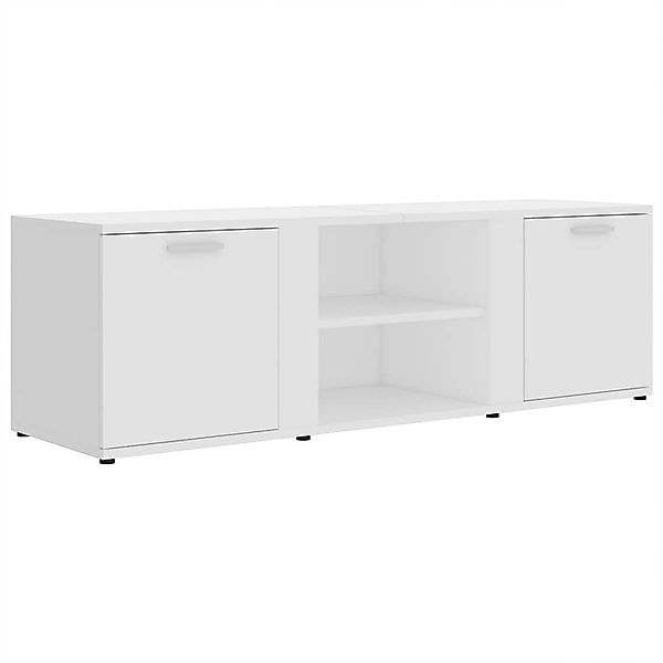 vidaXL TV-Schrank Weiß 120x34x37 cm Holzwerkstoff 801161 günstig online kaufen