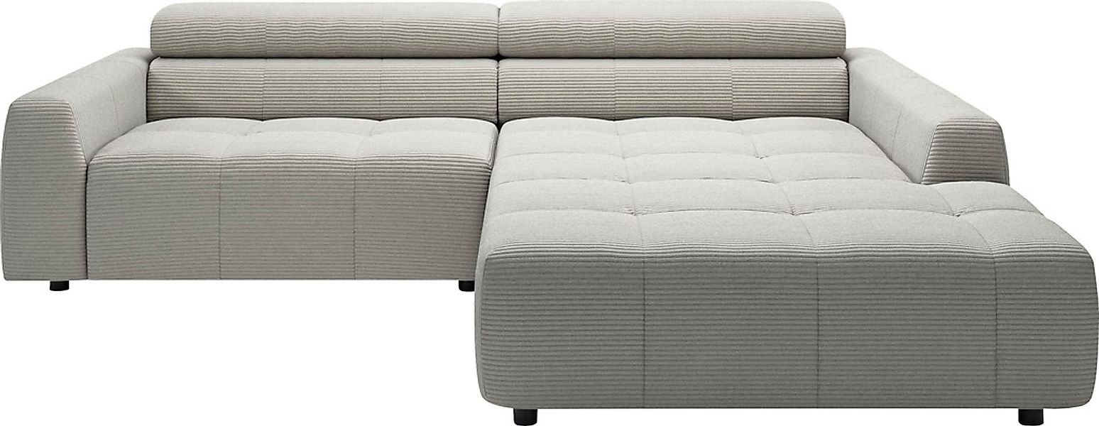 3C Candy Ecksofa »Denver auch mit Cord- und Easy care-Bezug, Kopfteilverste günstig online kaufen