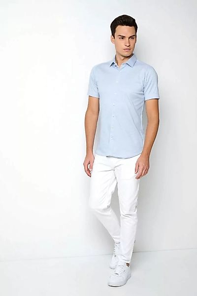 Desoto Short Sleeve Jersey Hemd Hellblau  - Größe S günstig online kaufen