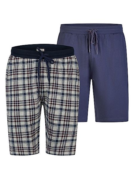 Phil & Co. Pyjamashorts Cozy Classics (2-tlg) Schlafshorts, Pyjama Shorts günstig online kaufen