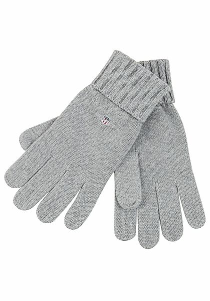 Gant Strickhandschuhe "COTTON BLEND LOGO", wärmend günstig online kaufen