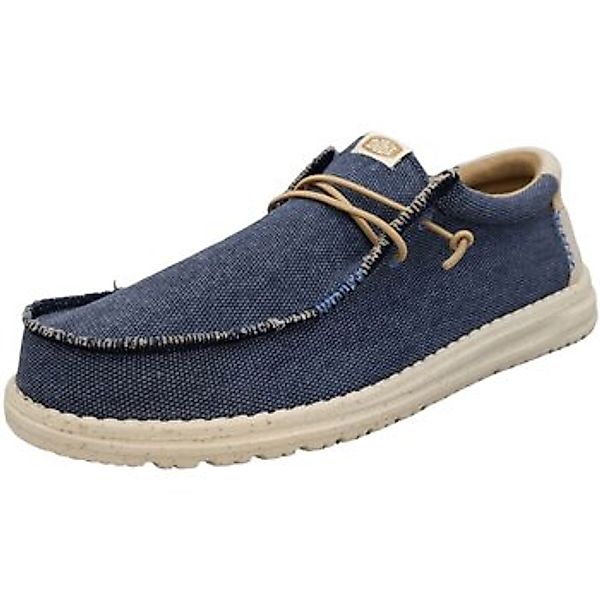 HEYDUDE  Herrenschuhe Schnuerschuhe 40952-410 WALLY jute navy günstig online kaufen