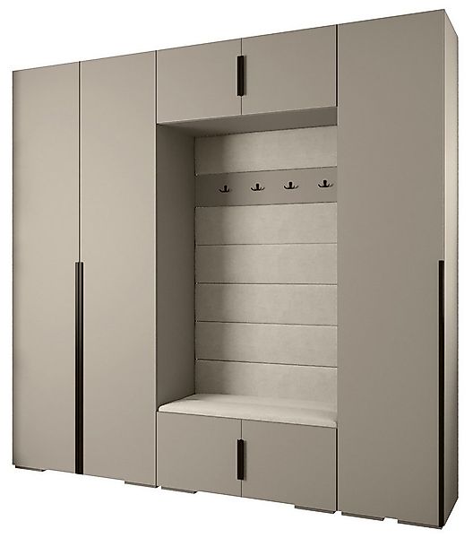 ABIKS MÖBEL Kompaktgarderobe INOVA 1 SATZ 8 Möbelset, Garderobe mit Kleider günstig online kaufen