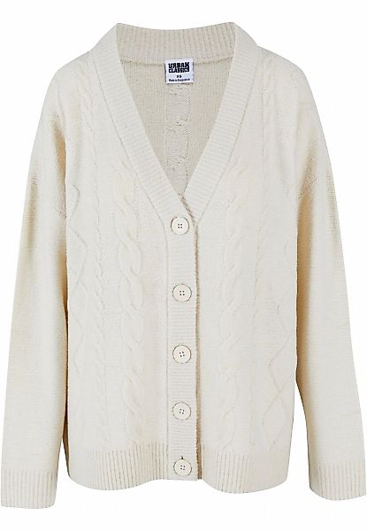 URBAN CLASSICS Strickjacke "Urban Classics Damen Ladies Cabel Knit Cardigan günstig online kaufen