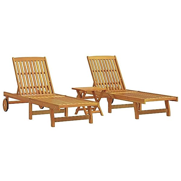 vidaXL Gartenliege Sonnenliegen 2 Stk. mit günstig online kaufen