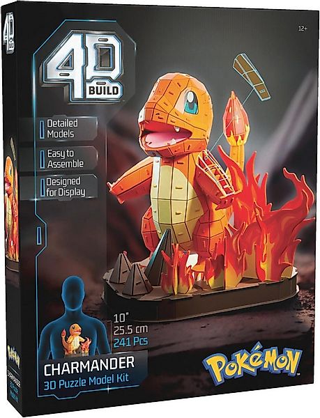 POKEMON JUEGO DE CARTAS 3D-Puzzle 4D Build - Pokémon Glumanda - detailreich günstig online kaufen