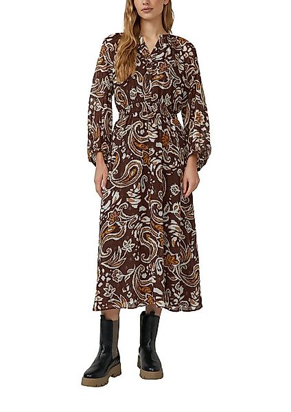 s.Oliver Chiffonkleid mit Effektgarn im Relaxed Fit günstig online kaufen