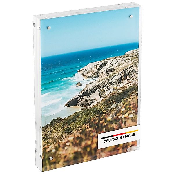 HMF Bilderrahmen Magnetischer Bilderrahmen aus Acrylglas, für 2 Bilder, für günstig online kaufen