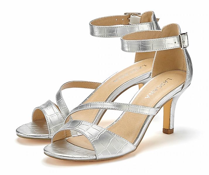 LASCANA Sandalette, mit raffiniertem Riemchen günstig online kaufen