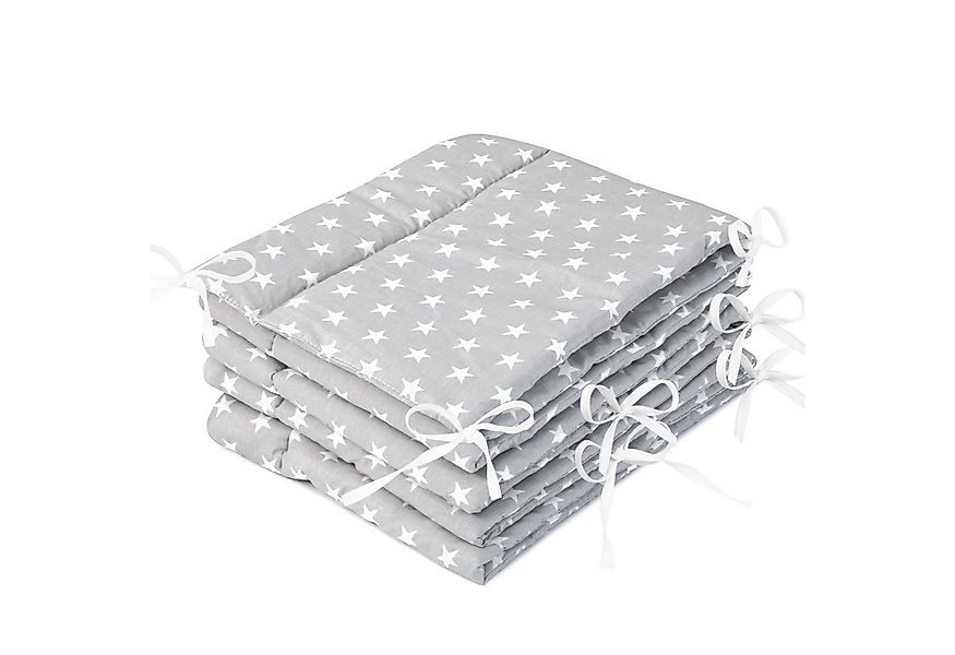 Amilian Bettnestchen Bettumrandung 360x30 cm für Babybett 120 x 60 cm geeig günstig online kaufen