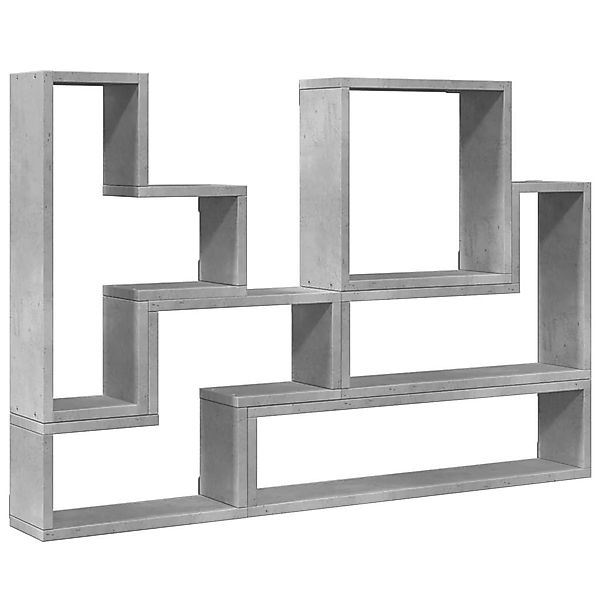 vidaXL Regal Wandregal Betongrau 96x12x64 cm günstig online kaufen