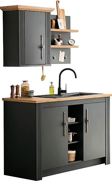 KOCHSTATION Pantryküche KS-Westminster, Breite 130 cm, günstig online kaufen