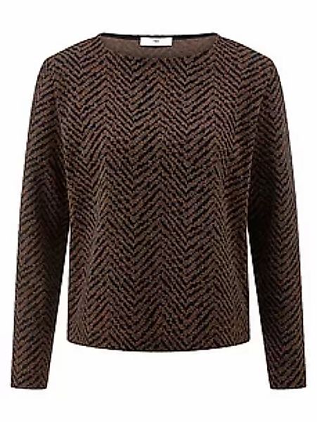 Sweatshirt Rundhals-Ausschnitt Peter Hahn blau günstig online kaufen