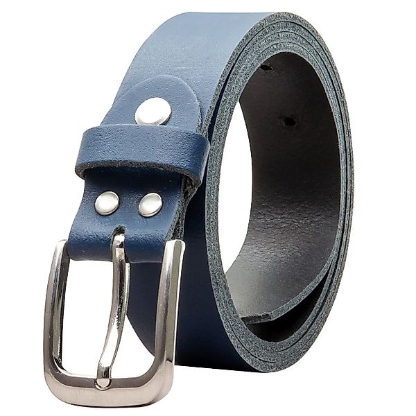 COLOGNEBELT Ledergürtel OM317-SL-Dunkelblau MADE IN GERMANY, günstig online kaufen