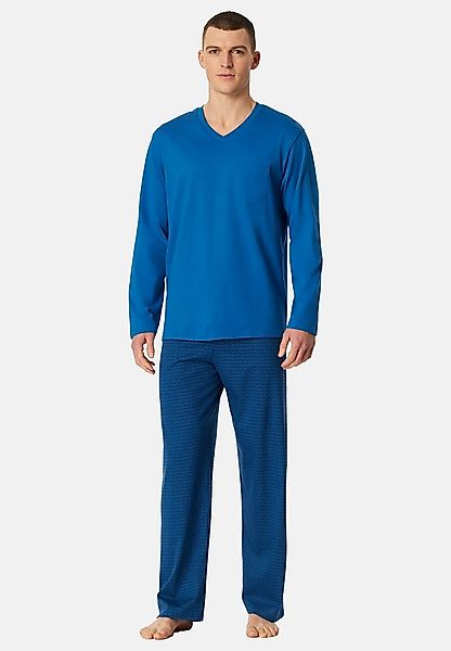 Schiesser Pyjama Comfort Essentials (Set, 2 tlg) Schlafanzug - Baumwolle - günstig online kaufen
