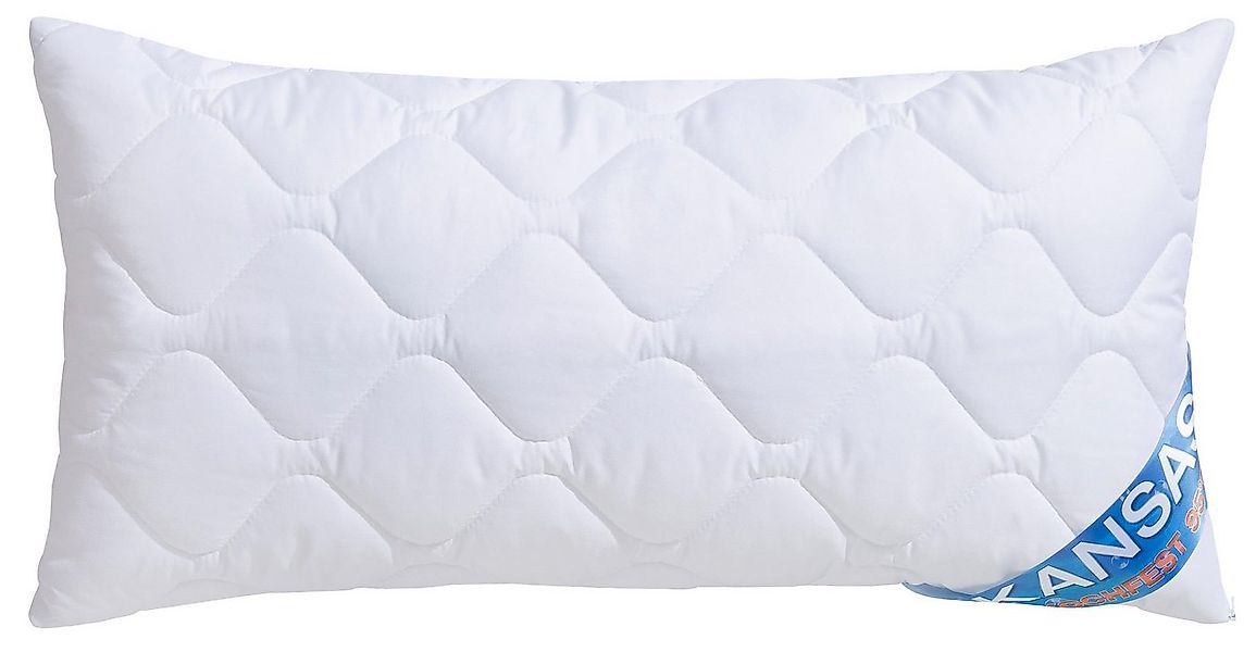 fan Microfaserkissen Kopfkissen Kansas in 40x80cm und 80x80cm erhältlich, F günstig online kaufen