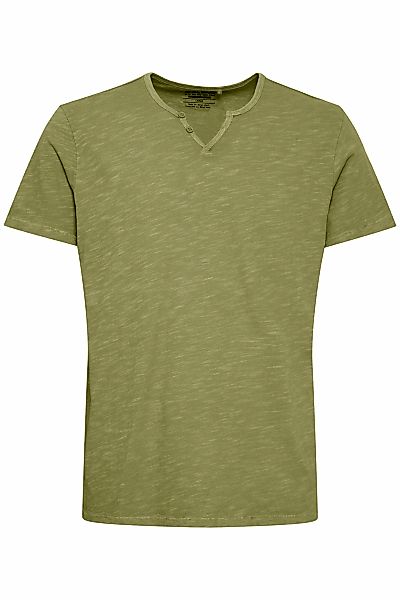Blend T-Shirt "BHAshton split neck tee" mit Deko-Knopfdetail am Ausschnitt günstig online kaufen