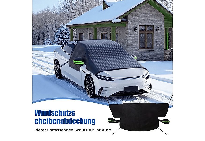 Refttenw Frontscheibenabdeckung mit 6 Magnet & 4 Riemen, Auto Abdeckung Win günstig online kaufen
