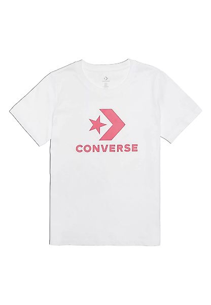 Converse T-Shirt Damen STAR CHEVRON CENTER FRONT TEE WHITE 10018569 101 Wei günstig online kaufen