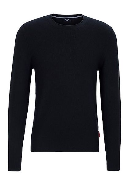 Joop Jeans Rundhalspullover Hajon elastischem Bund, Rundhalsausschnitt günstig online kaufen