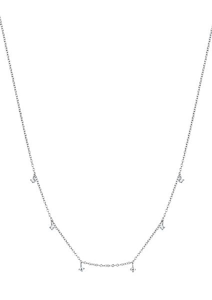 Hey Happiness Silberkette Kristall Anhänger, 18K günstig online kaufen