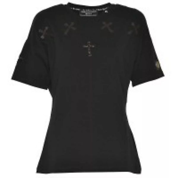 Damen T-Shirt Cross-Wings - black günstig online kaufen