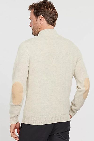 Barbour Mocker Pullover Merino Wolle Hellbeige - Größe XL günstig online kaufen