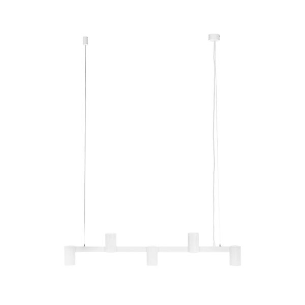 Arcchio Pendelleuchte Brinja 10008698 Modern in Weiß aus Aluminium 5-flammi günstig online kaufen
