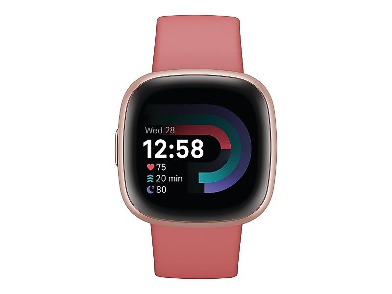 fitbit Sportuhr Versa 4 Kupferrosé, Herzfrequenzvariabilität günstig online kaufen