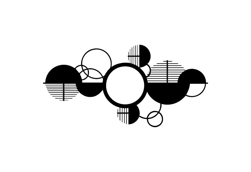 Jumpeak Wanddekoobjekt Metall Kunstwanddekoration Geometrische Deko,Wasserf günstig online kaufen