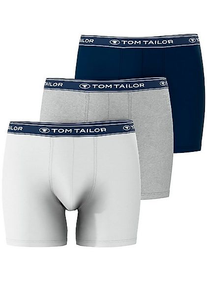 TOM TAILOR Boxershorts Buffer (3er Pack) bequem, basic, eng, atmungsaktiv, günstig online kaufen