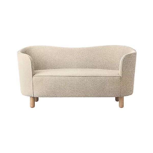 by Lassen - Mingle Sofa 2-Sitzer Stoff - beige/Stoff Kvadrat Zero Sahco 1/G günstig online kaufen