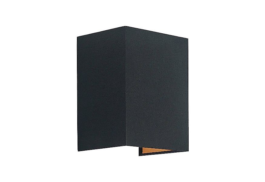 Lindby Wandleuchte Lukani, Schwarz IP20, 1 x 60 W günstig online kaufen
