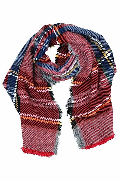 COLLEZIONE ALESSANDRO Wollschal "Karo" 1 Stk. tlg. gestreift, Made in Italy günstig online kaufen