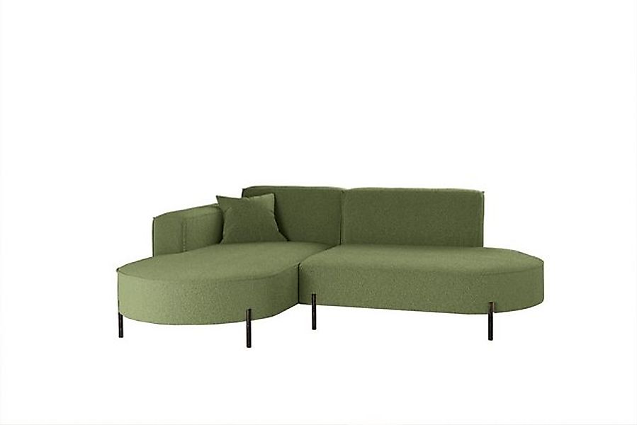 Kaiser Möbel Ecksofa Sofa L-Form Designer Modena Rein stoff Noel, Quelle, P günstig online kaufen