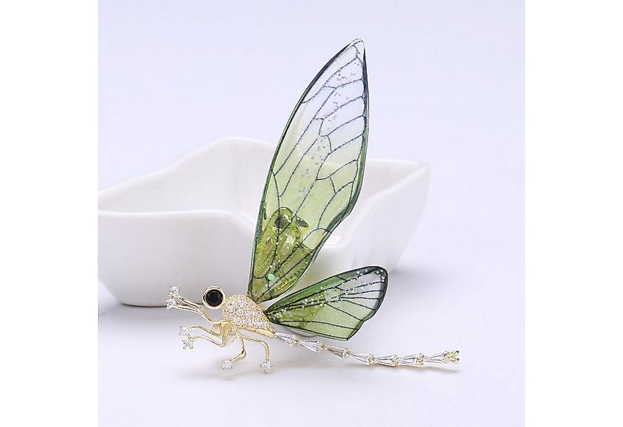 MayTree Brosche "Libelle", zart grün (Stück, 1-tlg), Metallbrosche in Form günstig online kaufen