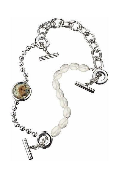 D&G Collier Swap, aus Edelstahl, Silber, günstig online kaufen