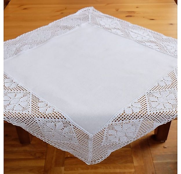 matches21 HOME & HOBBY Tischdecke Tischdecke JANA feine Häkelkante Landhaus günstig online kaufen