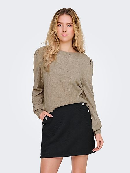 ONLY Rundhalspullover ONLKATIA LS STRUCTURE PUFF günstig online kaufen