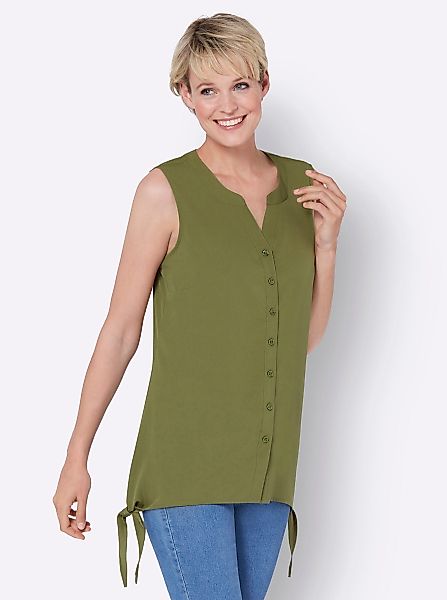 Sieh an! Blusentop Ärmellose Bluse günstig online kaufen